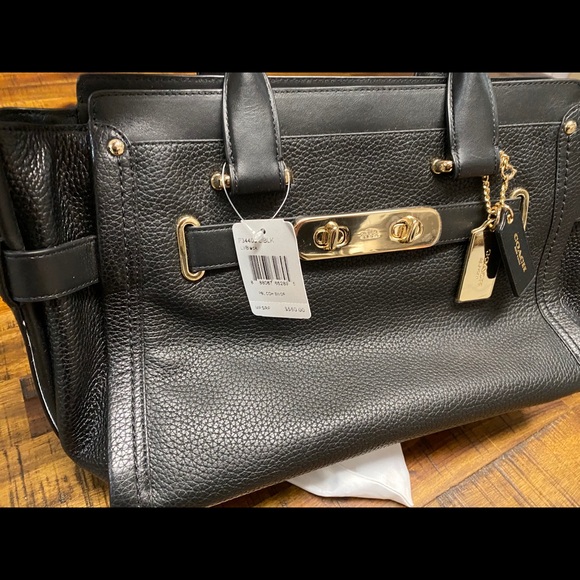 Black/gold coach purse nwt - Picture 6 of 7